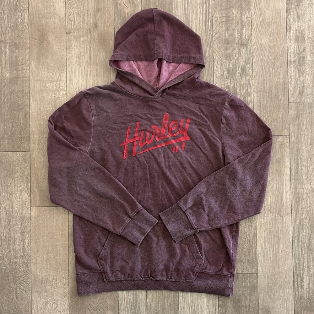 Hurley Men's Maroon Hoodie Sweater